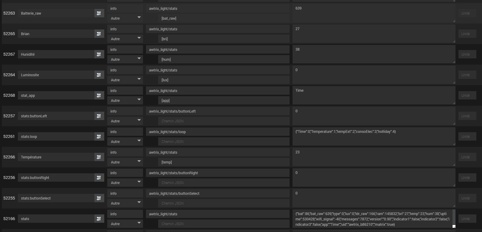 Utiliser l'afficheur Ulanzi TC001 avec Jeedom