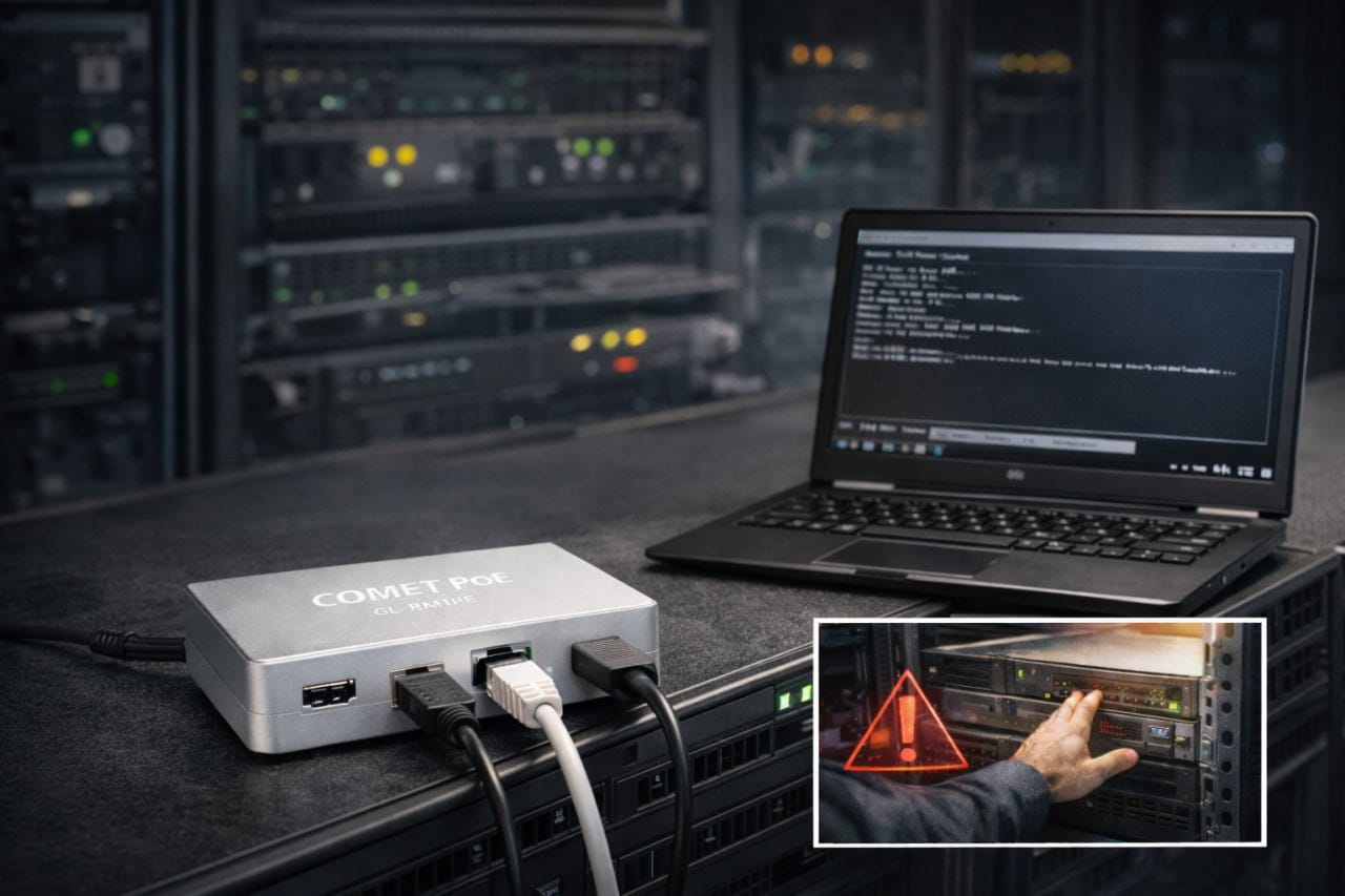 [Test] GL.iNet Comet PoE (GL-RM1PE)
Le KVM IP qui m'a sauvé d'une catastrophe