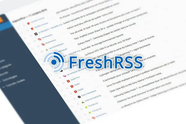 Suivre des flux RSS avec FreshRSS