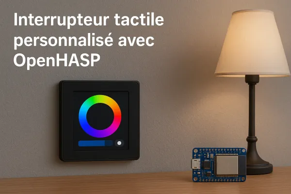 Interrupteur tactile sous OpenHASP – Personnalisez votre domotique